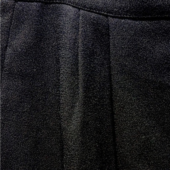 Talbots Petites 6 Classic Black Pleated Lined Pencil Skirt 100% Worsted Wool - Picture 3 of 8